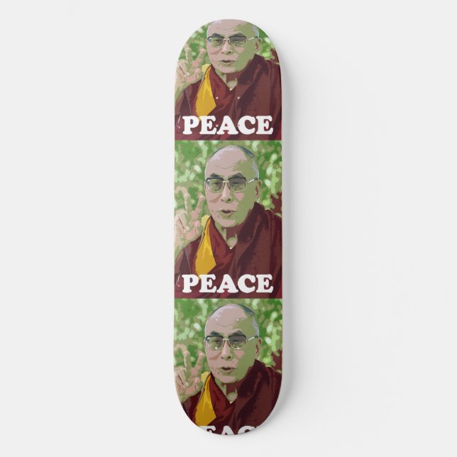 Buddhistische Buddhismus-Meditation Yog Dalai Skateboard (Vorderseite)
