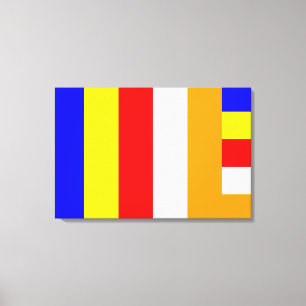 Buddhistische Flagge Leinwanddruck