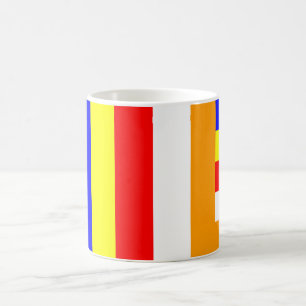 Buddhistische Flagge Tasse