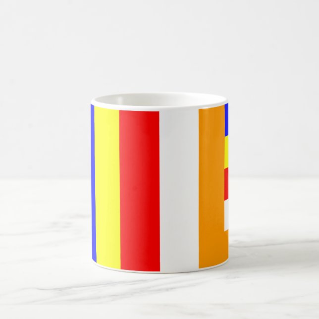 Buddhistische Flagge Tasse (Mittel)