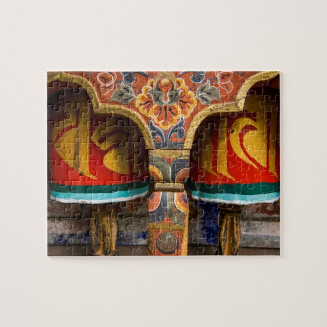 Buddhistische Gebetsrolle, Bhutan Puzzle (Horizontal)