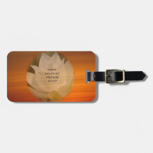 Buddhistische Gepäck-Umbauten SGI - Lotos-Blume Gepäckanhänger