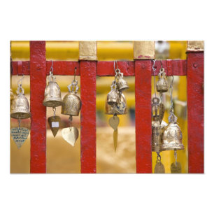 Buddhistische Glocken im Doi Suthep Tempel Fotodruck