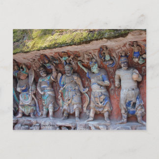 Buddhistische Höhle, China Postkarte