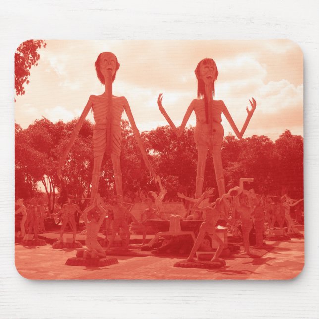 Buddhistische Hölle ... Thailand Mousepad (Vorne)