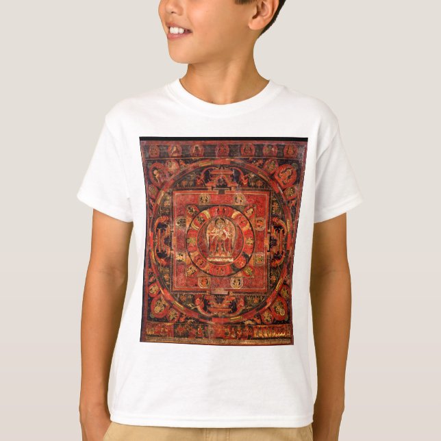 Buddhistische Mandala des Mitleids T-Shirt (Vorderseite)