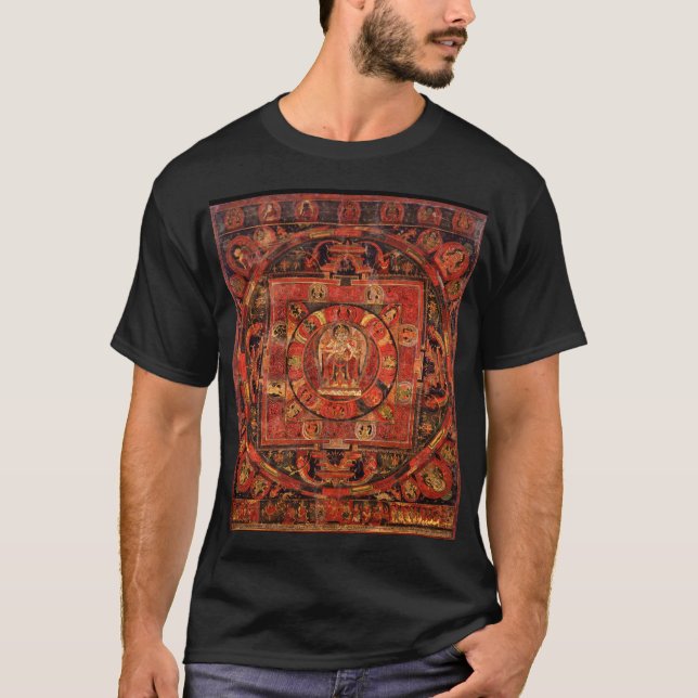 Buddhistische Mandala des Mitleids T-Shirt (Vorderseite)