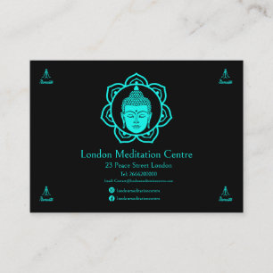 Buddhistische Mediationskarte Visitenkarte