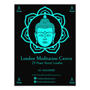 Buddhistische Meditation Fotodruck