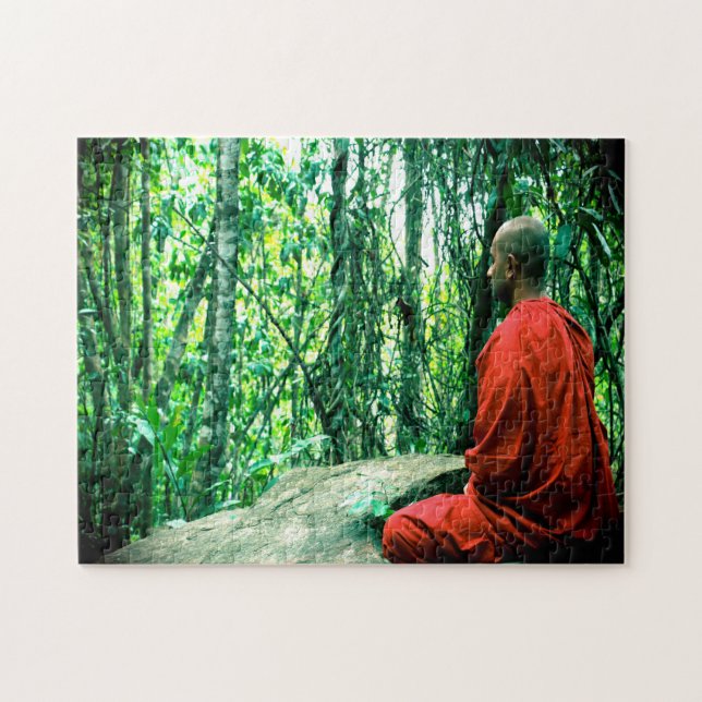 Buddhistische Meditation Sri Lanka. Puzzle (Horizontal)