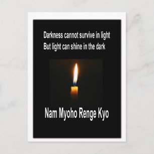 Buddhistische Postkarte mit Inspiration