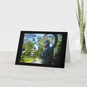 buddhistische Statue Karte