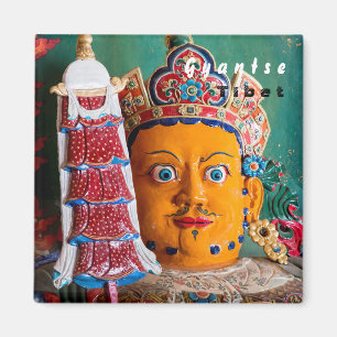 Buddhistische Statue, Palcho Kloster - Gyantse, Ti Magnet