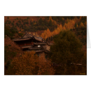 Buddhistische Tempelkarte