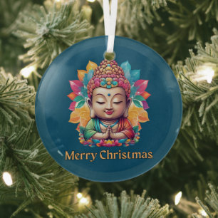 Buddhistische Weihnachten Ornament Aus Glas