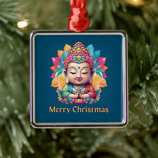 Buddhistische Weihnachten Ornament Aus Metall (Baum)
