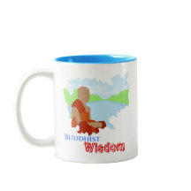 Buddhistische Weisheit Kambodscha Karte mit Mönch