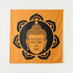 buddhistische Wohngestaltung Wandteppich