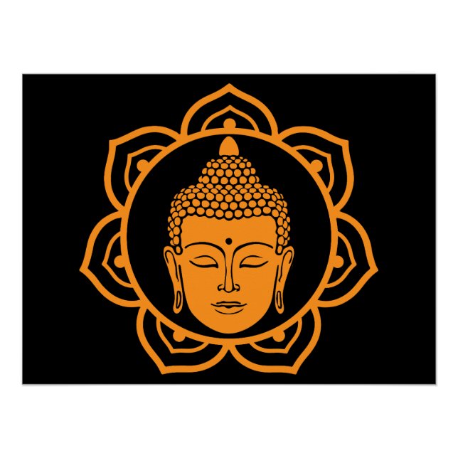 Buddhistische Zuhause-Wanddekoration Poster (Vorderseite)