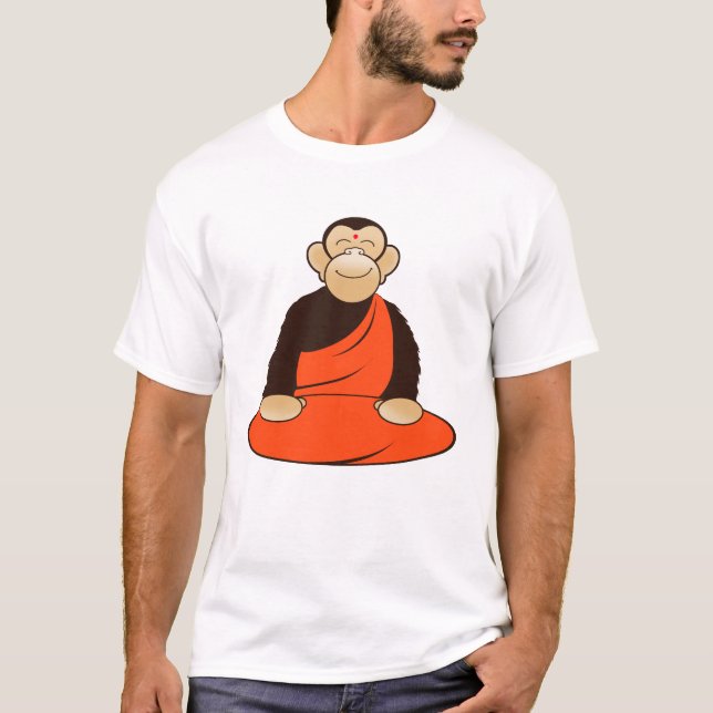 Buddhistischer Affe T-Shirt (Vorderseite)