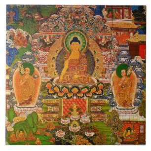 Buddhistischer Buddhismus Buddhas, der Boho Fliese