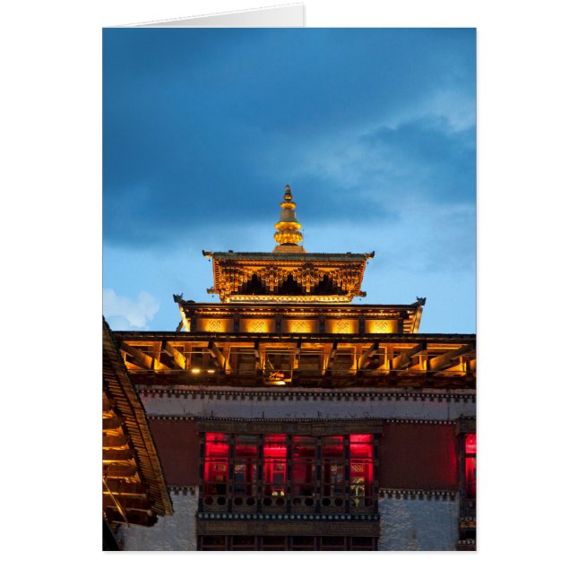 Buddhistischer Dzong-Dom (Vorne)