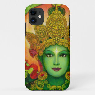 Buddhistischer Göttin-Grün-Tara iPhone 5 Fall 11 Hülle