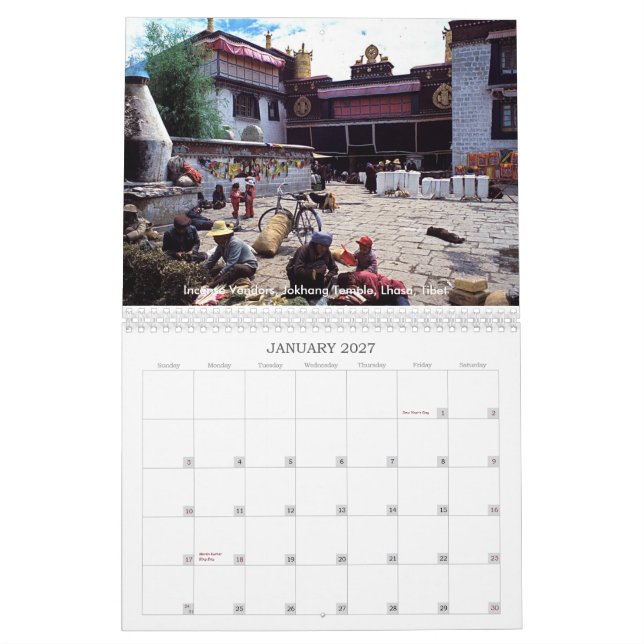 BUDDHISTISCHER KALENDER ASIENS 2008 (Jan 2027)
