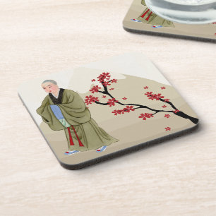 Buddhistischer Mönchspass Getränkeuntersetzer