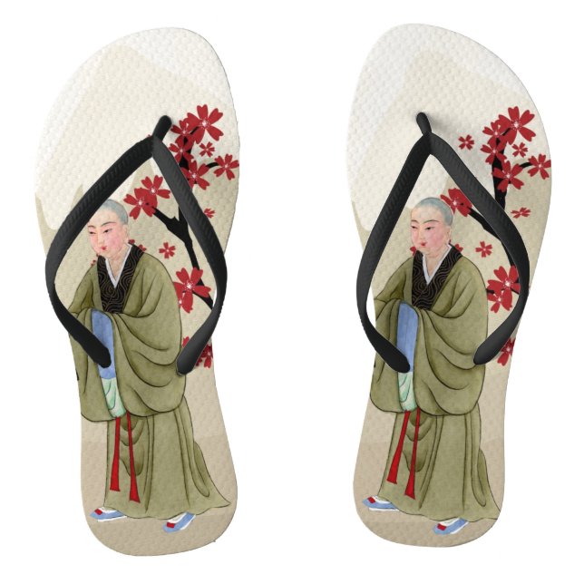 Buddhistischer Monk Flip Flops (Fußbett)