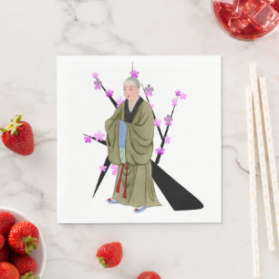 Buddhistischer Monk Paper Napkin Serviette