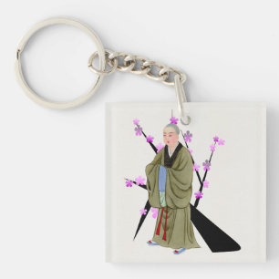 Buddhistischer Monk-Schlüsselanhänger Schlüsselanhänger
