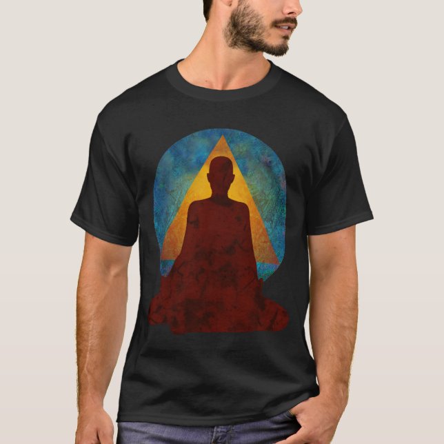 Buddhistischer T - Shirt mit 12 Schritten (Vorderseite)
