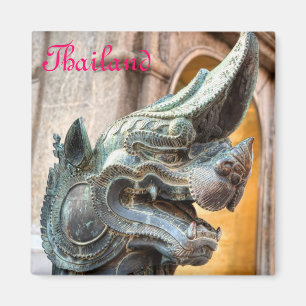 Buddhistischer Tempel in Bangkok, Thailand Magnet