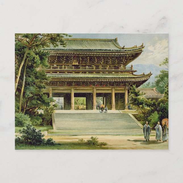 buddhistischer Tempel in Kyoto, Japan Postkarte (Vorderseite)