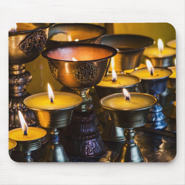 Buddhistischer Tempel | Kloster Longwu Mousepad (Vorne)