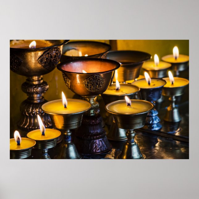Buddhistischer Tempel | Kloster Longwu Poster (Vorne)