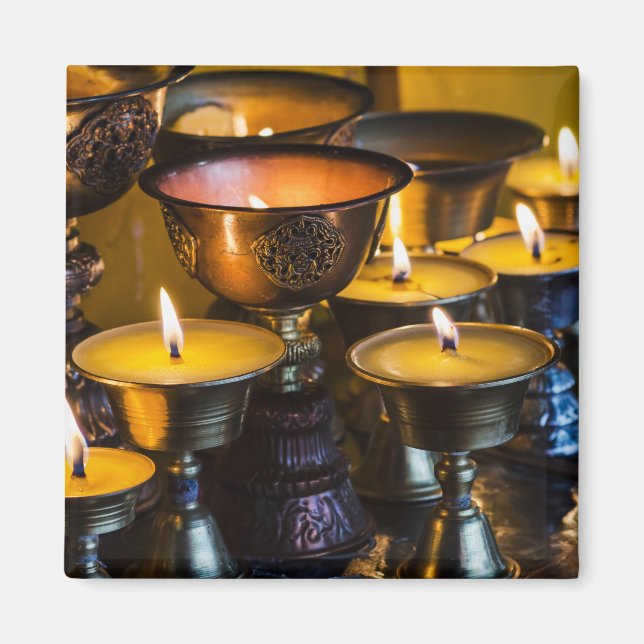 Buddhistischer Tempel | Longwu-Kloster Magnet (Vorne)