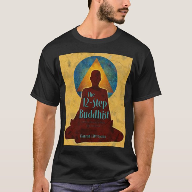 buddhistischer voller 12-Step Bucheinband T-Shirt (Vorderseite)