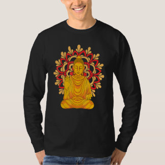 Buddhistisches Mandala Spirituelle Meditation Zen  T-Shirt