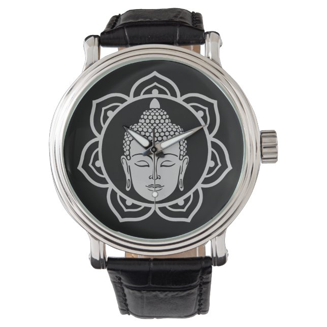 Buddhistisches Meditationsschmuck Armbanduhr (Vorderseite)