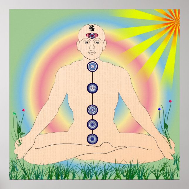 Buddhistisches Poster (Vorne)