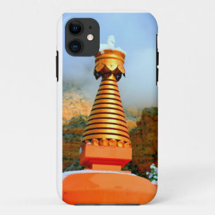 buddhistisches stupa mit Schneekasten Case-Mate iPhone Hülle