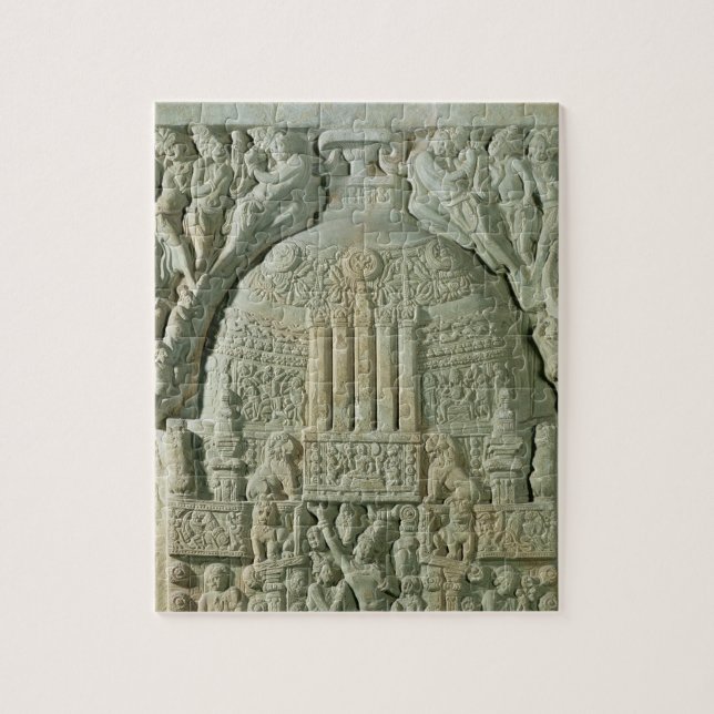 Buddhistisches stupa, Nagarjunakonda (Kalkstein) Puzzle (Vertikal)