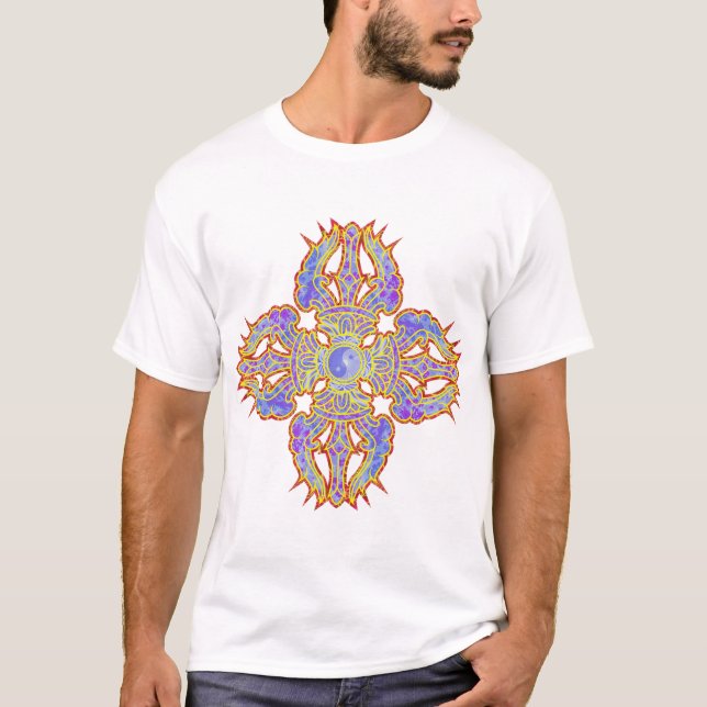 Buddhistisches Vajra T-Shirt (Vorderseite)