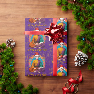 Buddhistisches Weihnachten Geschenkpapier
