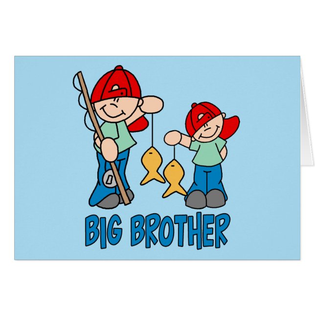 Buddies Big Brother Blank Card (Vorderseite (Horizontal))