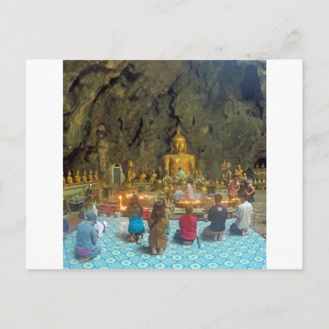 Buddist Cave Temple Postkarte (Vorderseite)