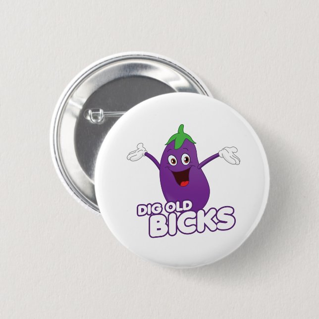 BUDDLE ALTE ZICKEN BUTTON (Vorne & Hinten)