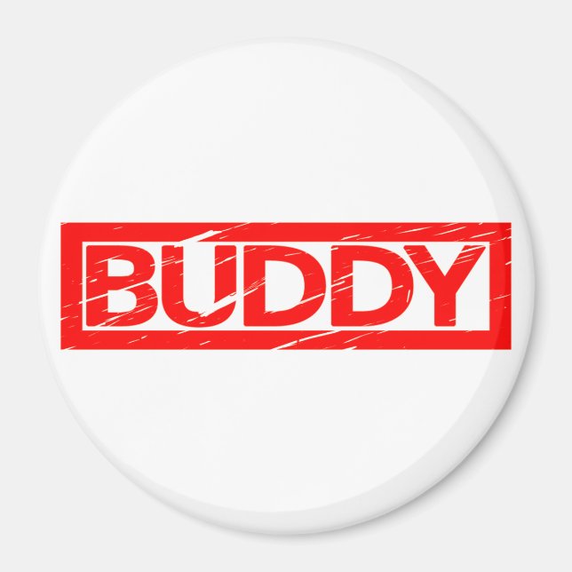 Buddy Briefmarke Magnet (Vorne)